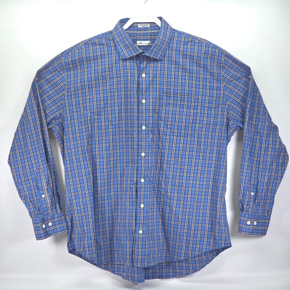 Peter Millar Button Up Shirt Men's XXL Professional Colorful Corpcore Dadcore 2X